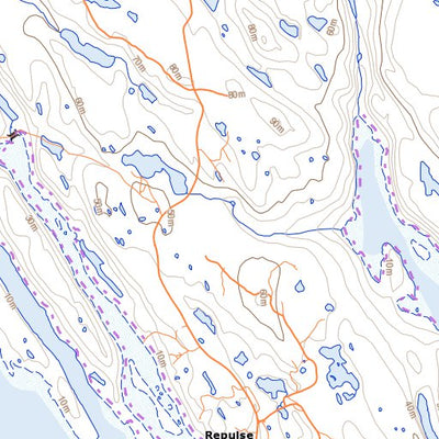 Natural Resources Canada Repulse Bay, NU (046L09 Toporama) digital map