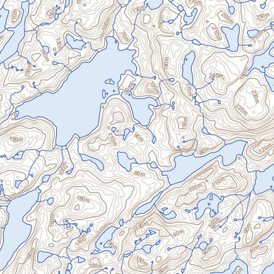 Natural Resources Canada Resolution Harbour (025H07 Toporama) digital map