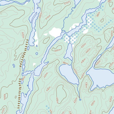 Natural Resources Canada Reynolds Lake (064E15 Toporama) digital map