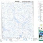 Natural Resources Canada Richard Lake, NU (055O13 CanMatrix) digital map