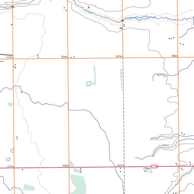 Natural Resources Canada Ridgedale, SK (073H01 Toporama) digital map