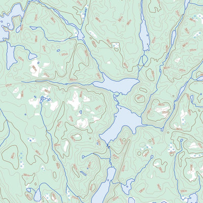 Natural Resources Canada Rivière À Saumon, QC (012O11 Toporama) digital map
