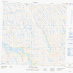 Natural Resources Canada Rivière Abrat, QC (024P03 CanMatrix) digital map