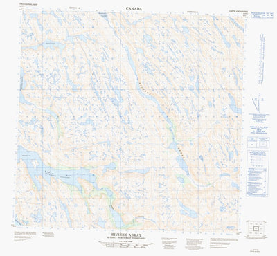 Natural Resources Canada Rivière Abrat, QC (024P03 CanMatrix) digital map