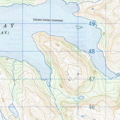 Natural Resources Canada Rivière Abrat, QC (024P03 CanMatrix) digital map