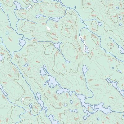 Natural Resources Canada Rivière Alex, QC (022D13 Toporama) digital map