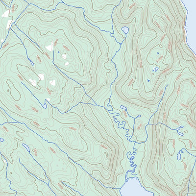 Natural Resources Canada Rivière Baune, QC (022P02 Toporama) digital map