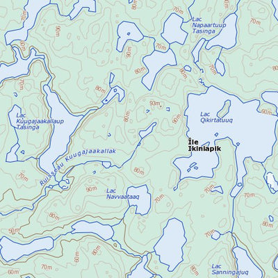 Natural Resources Canada Rivière Boizard, NU (034K05 Toporama) digital map