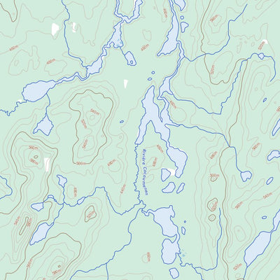 Natural Resources Canada Rivière Cocoumenen, QC (022L06 Toporama) digital map