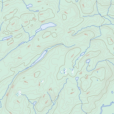 Natural Resources Canada Rivière Cocoumenen, QC (022L06 Toporama) digital map