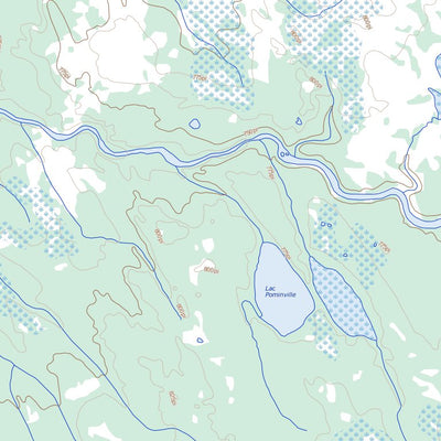 Natural Resources Canada Rivière Des Aulnes, QC (032L07 Toporama) digital map