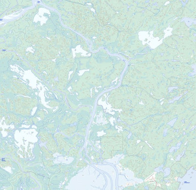 Natural Resources Canada Rivière Des Rochers, AB (074L14 Toporama) digital map