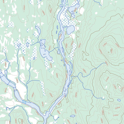 Natural Resources Canada Rivière Du Hibou, QC (022N05 Toporama) digital map