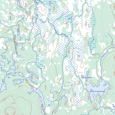 Natural Resources Canada Rivière Du Hibou, QC (022N05 Toporama) digital map