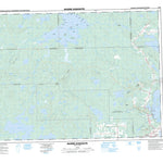 Natural Resources Canada Rivière Kanasuta, QC (032D06 CanMatrix) digital map