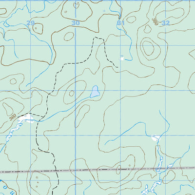 Natural Resources Canada Rivière Kanasuta, QC (032D06 CanMatrix) digital map