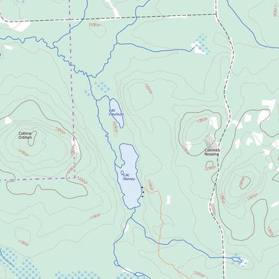 Natural Resources Canada Rivière Macamic, QC (032D15 Toporama) digital map