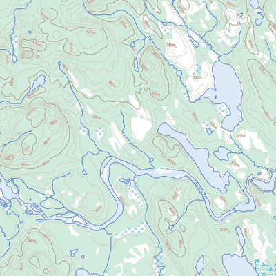 Natural Resources Canada Rivière Mongeaux, QC (012N09 Toporama) digital map