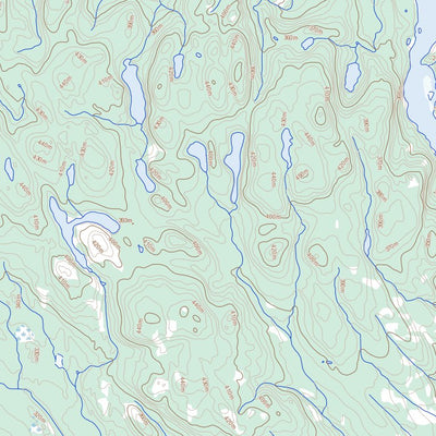 Natural Resources Canada Rivière Mongeaux, QC (012N09 Toporama) digital map