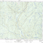 Natural Resources Canada Rivière Poisset, QC (022P01 CanMatrix) digital map