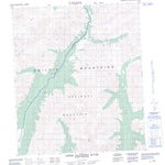 Natural Resources Canada Robert Service Creek, YT (116B08 CanMatrix) digital map