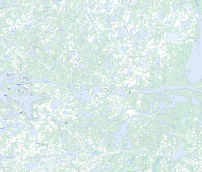 Natural Resources Canada Robson Lake, MB (053K03 Toporama) digital map