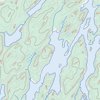 Natural Resources Canada Robson Lake, SK (064E04 Toporama) digital map