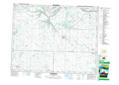 Natural Resources Canada Rocanville, SK (062K05 CanMatrix) digital map