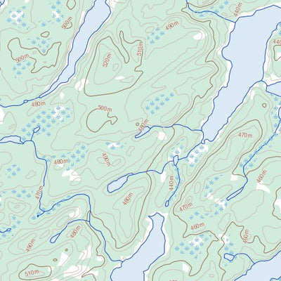 Natural Resources Canada Rockpoint Lake, NT (075C08 Toporama) digital map