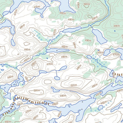 Natural Resources Canada Rockpoint Lake, NT (075C08 Toporama) digital map