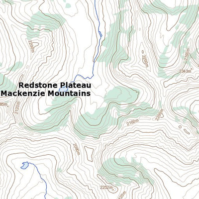 Natural Resources Canada Rockslide Pass, NT (095M05 Toporama) digital map
