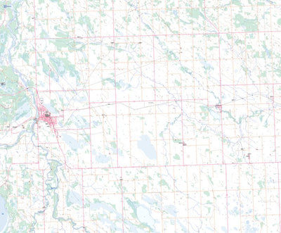 Natural Resources Canada Rocky Mountain House, AB (083B07 Toporama) digital map