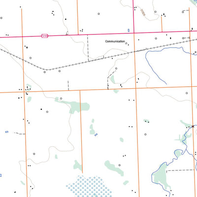 Natural Resources Canada Rocky Mountain House, AB (083B07 Toporama) digital map