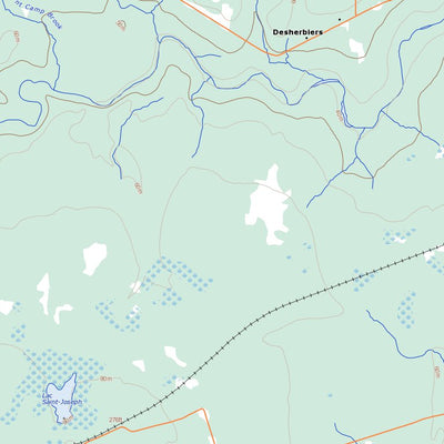 Natural Resources Canada Rogersville, NB (021I11 Toporama) digital map