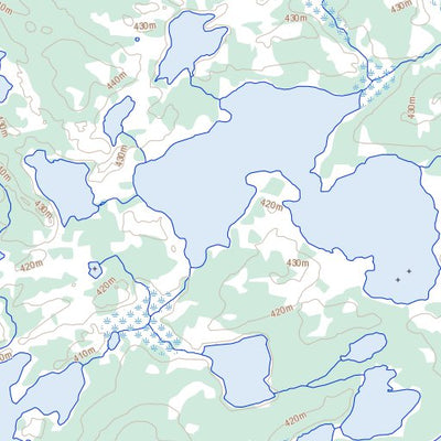 Natural Resources Canada Rolfe Lake, NT (075M04 Toporama) digital map