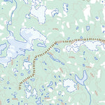Natural Resources Canada Rome Lake, NT (086D08 Toporama) digital map