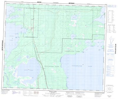 Natural Resources Canada Root Lake, MB (063K03 CanMatrix) digital map