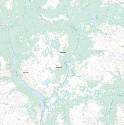 Natural Resources Canada Rose Lake, YT (105D05 Toporama) digital map