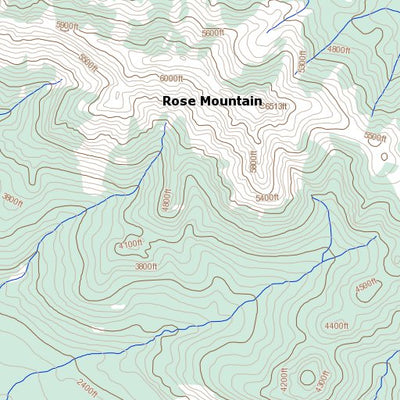 Natural Resources Canada Rose Mountain (105K05 Toporama) digital map