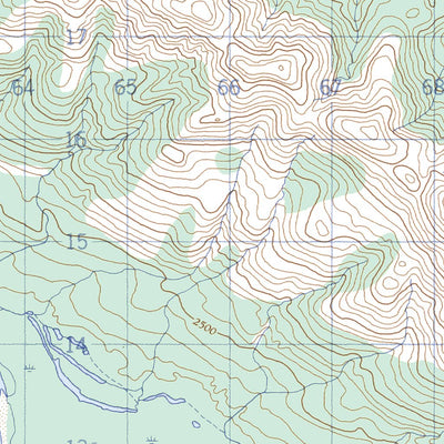 Natural Resources Canada Rose Mountain, YT (105K05 CanMatrix) digital map