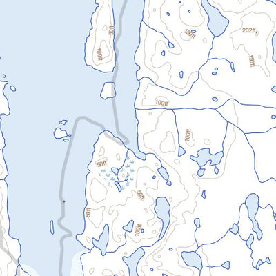 Natural Resources Canada Ross Inlet, NU (046M03 Toporama) digital map