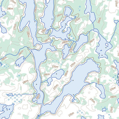 Natural Resources Canada Ross Lake, NT (085I11 Toporama) digital map