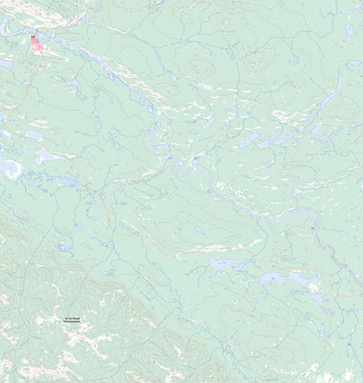 Natural Resources Canada Ross River, YT (105F16 Toporama) digital map