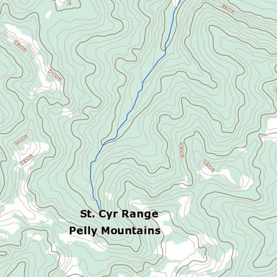 Natural Resources Canada Ross River, YT (105F16 Toporama) digital map