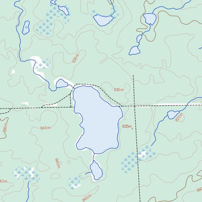 Natural Resources Canada Rossbear Lake, AB (084G05 Toporama) digital map