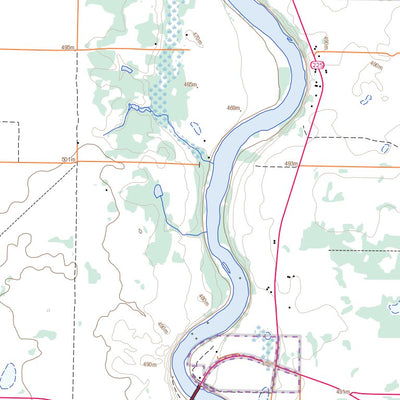 Natural Resources Canada Rosthern, SK (073B09 Toporama) digital map