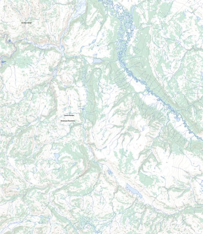Natural Resources Canada Rouge Mountain River, NT (096D10 Toporama) digital map