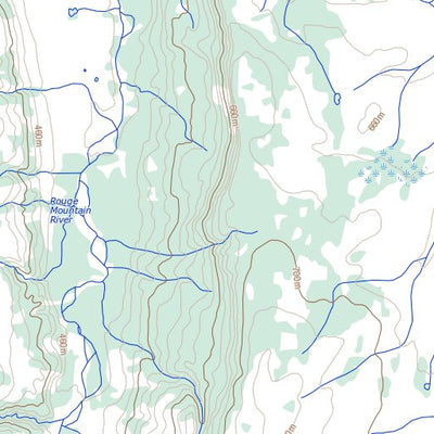 Natural Resources Canada Rouge Mountain River, NT (096D10 Toporama) digital map