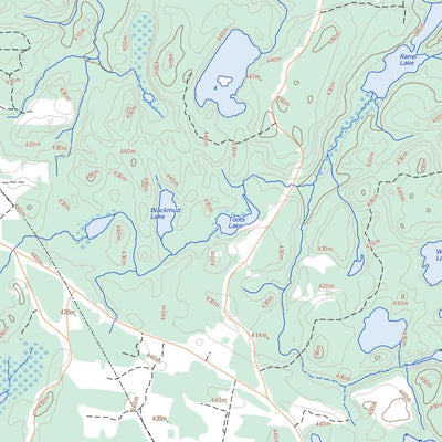 Natural Resources Canada Route Lake, ON (052K02 Toporama) digital map