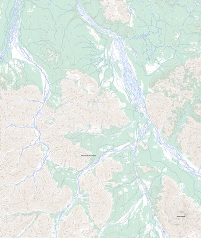 Natural Resources Canada Royal Mountain, YT (106E03 Toporama) digital map